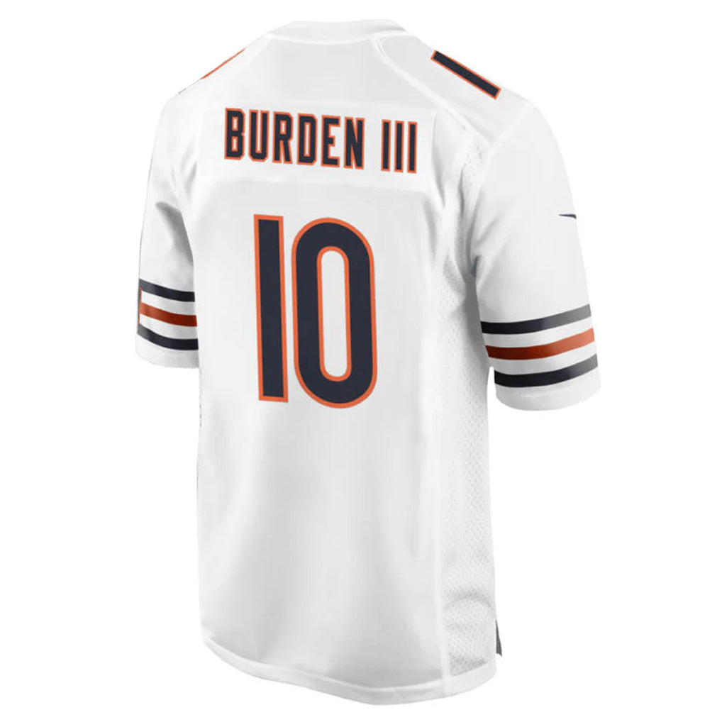 Parkc C.Bears #10 Luther Burden III Player White Home Game Stitched Jerseys