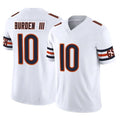 Parkc C.Bears #10 Luther Burden III Player White Vapor F.U.S.E. Limited Home Game Stitched Jerseys