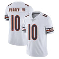 Parkc C.Bears #10 Luther Burden III Player White Vapor Untouchable Limited Home Game Stitched Jerseys