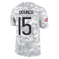 Parkc C.Bears #15 Rome Odunze Player Arctic Camo Salute to Service Limited Stitched Jerseys