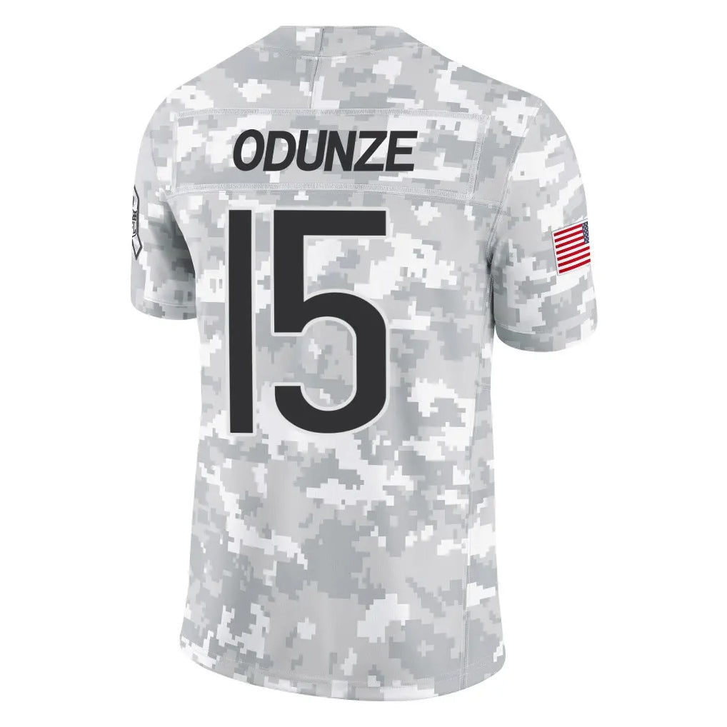 Parkc C.Bears #15 Rome Odunze Player Arctic Camo Salute to Service Limited Stitched Jerseys
