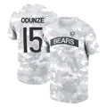 Parkc C.Bears #15 Rome Odunze Player Arctic Camo Salute to Service Performance T-Shirt Limited Stitched Jerseys