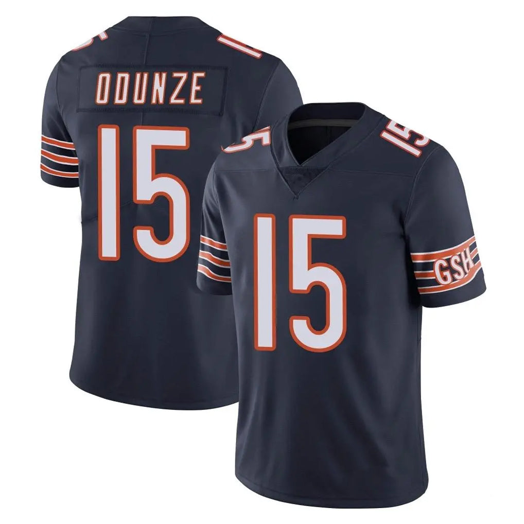 Parkc C.Bears #15 Rome Odunze Player Navy Vapor Untouchable Limited Home Game Stitched Jerseys