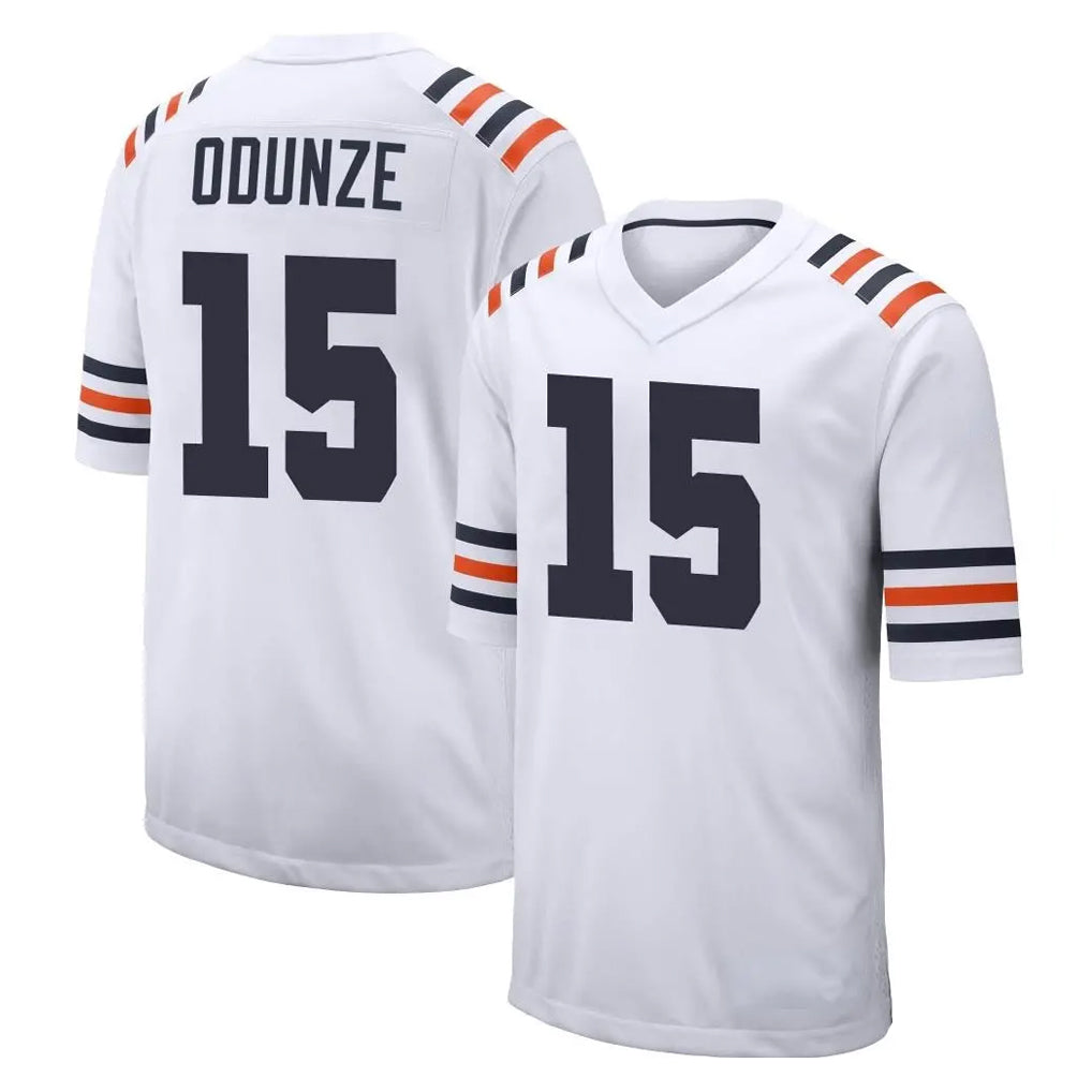 Parkc C.Bears #15 Rome Odunze Player White Classic Home Game Stitched Jerseys