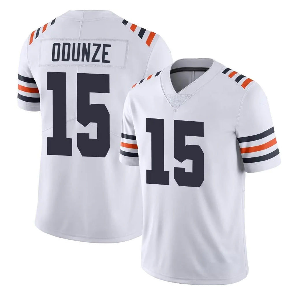Parkc C.Bears #15 Rome Odunze Player White Classic Vapor Limited Home Game Stitched Jerseys