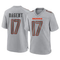 Parkc C.Bears #17 Tyson Bagent Player Gray Atmosphere Fashion Game Stitched Jerseys