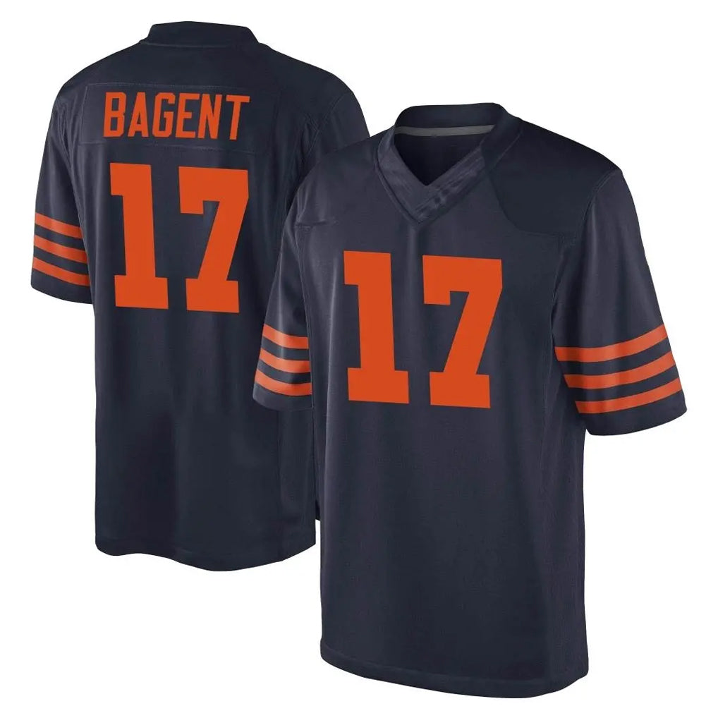 Parkc C.Bears #17 Tyson Bagent Player Navy Blue Alternate Game Stitched Jerseys