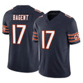 Parkc C.Bears #17 Tyson Bagent Player Navy Vapor F.U.S.E. Limited Home Game Stitched Jerseys