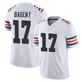 Parkc C.Bears #17 Tyson Bagent Player White Classic Vapor Limited Home Game Stitched Jerseys