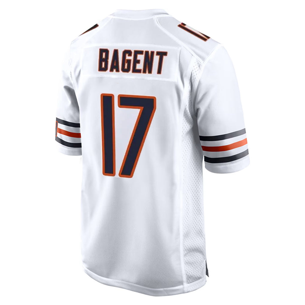Parkc C.Bears #17 Tyson Bagent Player White Home Game Stitched Jerseys
