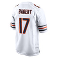 Parkc C.Bears #17 Tyson Bagent Player White Home Game Stitched Jerseys