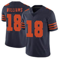 Parkc C.Bears #18 Caleb Williams Player Navy Blue Alternate Vapor Untouchable Limited Stitched Jerseys