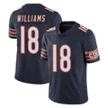 Parkc C.Bears #18 Caleb Williams Player Navy Vapor Untouchable Limited Home Game Stitched Jerseys