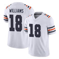 Parkc C.Bears #18 Caleb Williams Player White Classic Vapor Limited Home Game Stitched Jerseys