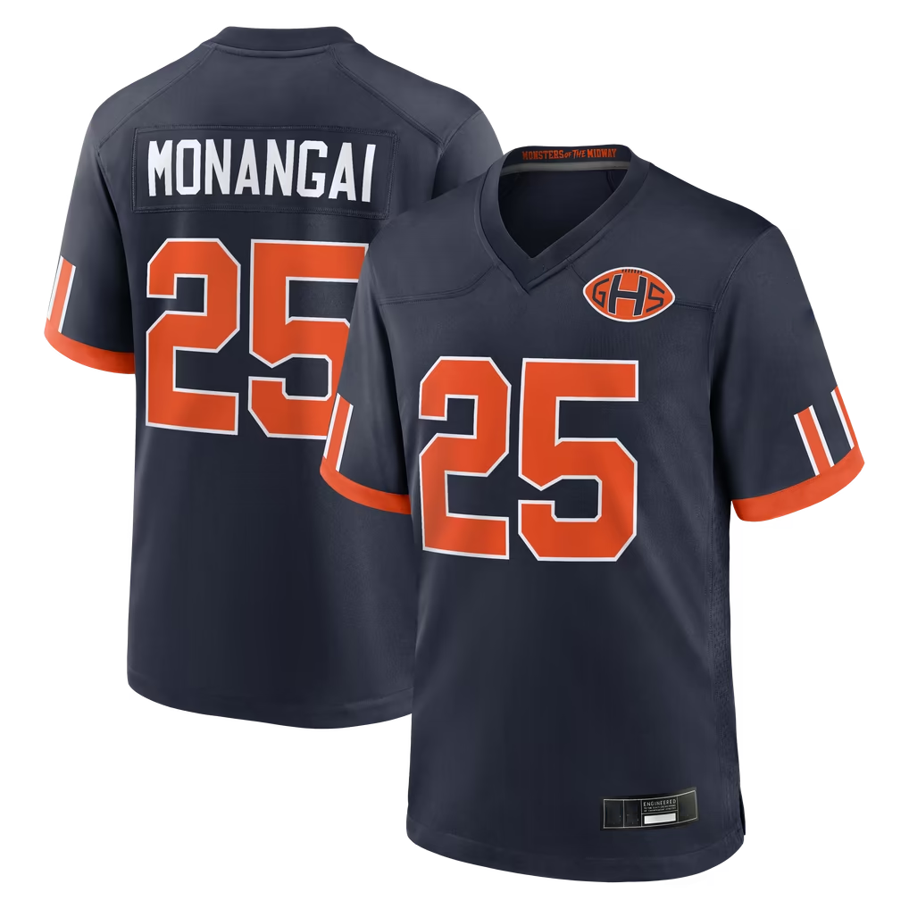 Parkc C.Bears #25 Kyle Monangai Navy 2026 Rivalries Collection Game Stitched Jerseys