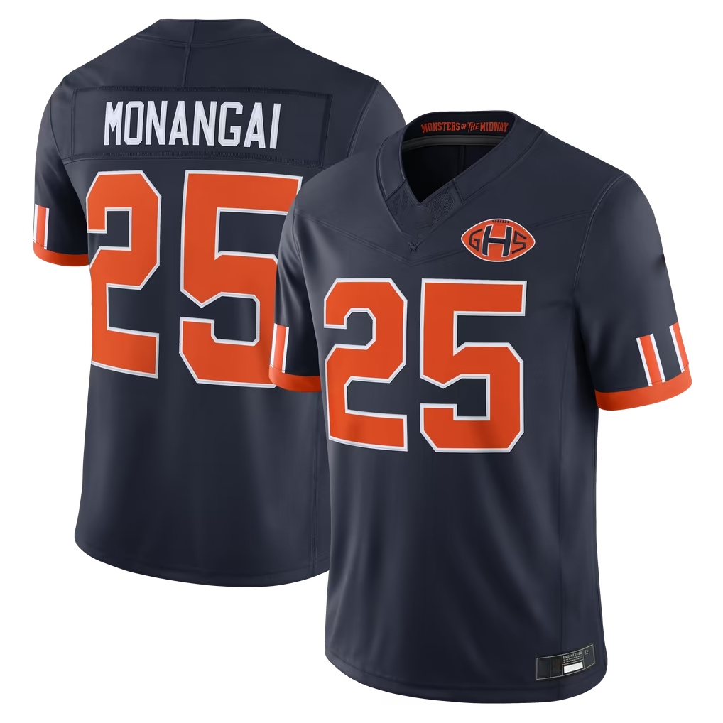 Parkc C.Bears #25 Kyle Monangai Navy 2026 Rivalries Collection Stitched Limited Stitched Jerseys