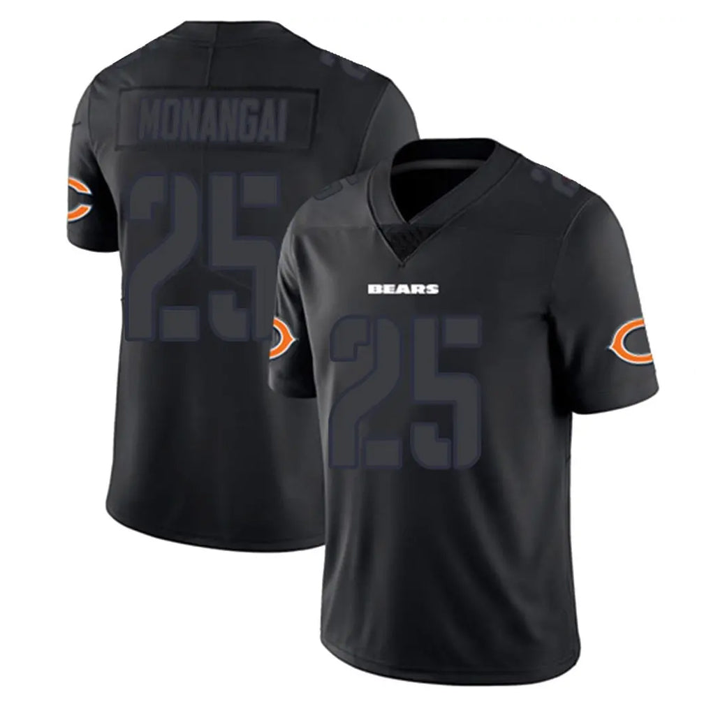 Parkc C.Bears #25 Kyle Monangai Player Black Impact Limited Game Stitched Jerseys