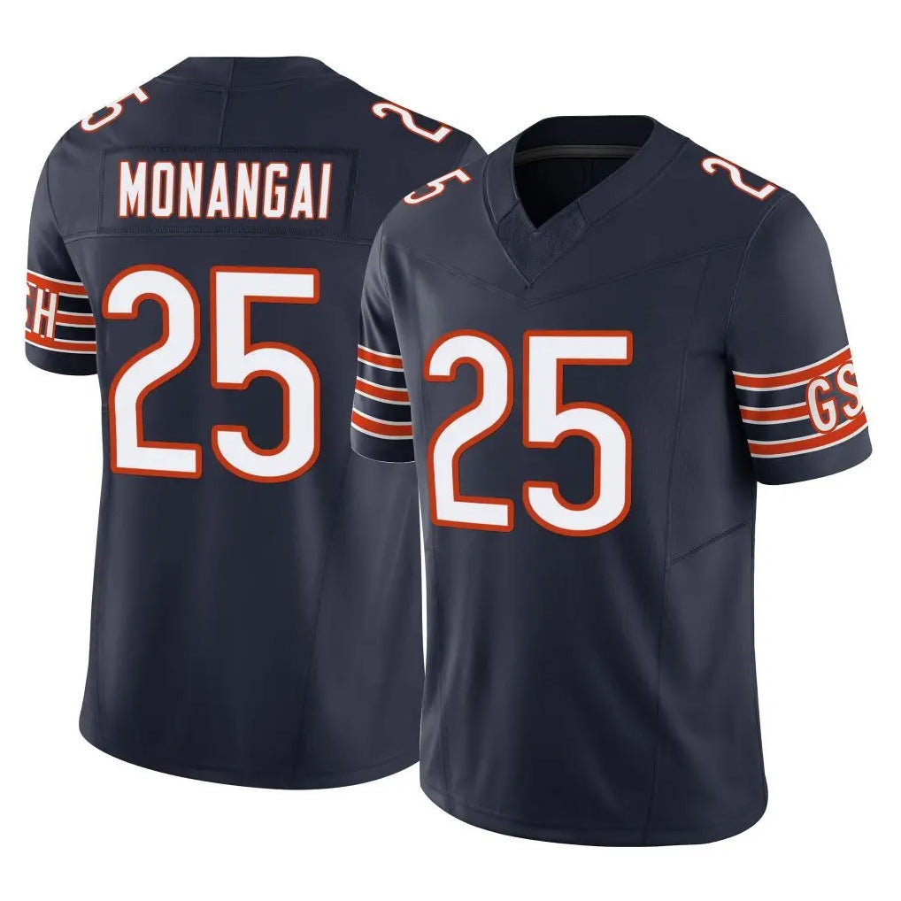 Parkc C.Bears #25 Kyle Monangai Player Navy Vapor F.U.S.E. Limited Home Game Stitched Jerseys
