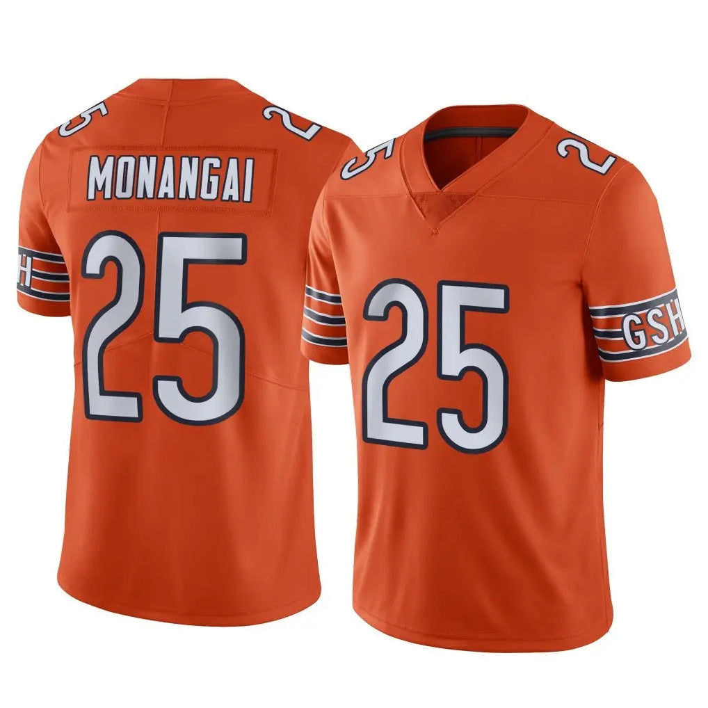 Parkc C.Bears #25 Kyle Monangai Player Orange Alternate Vapor Limited Home Game Stitched Jerseys