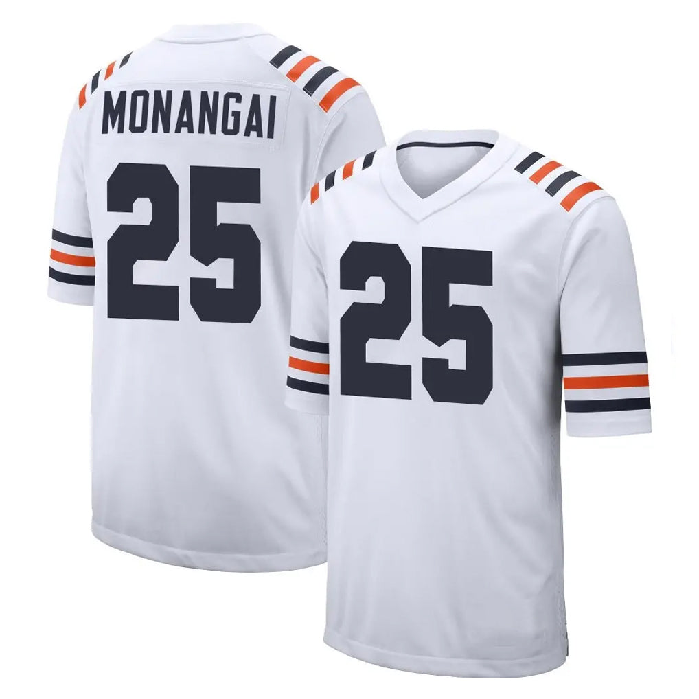 Parkc C.Bears #25 Kyle Monangai Player White Classic Home Game Stitched Jerseys