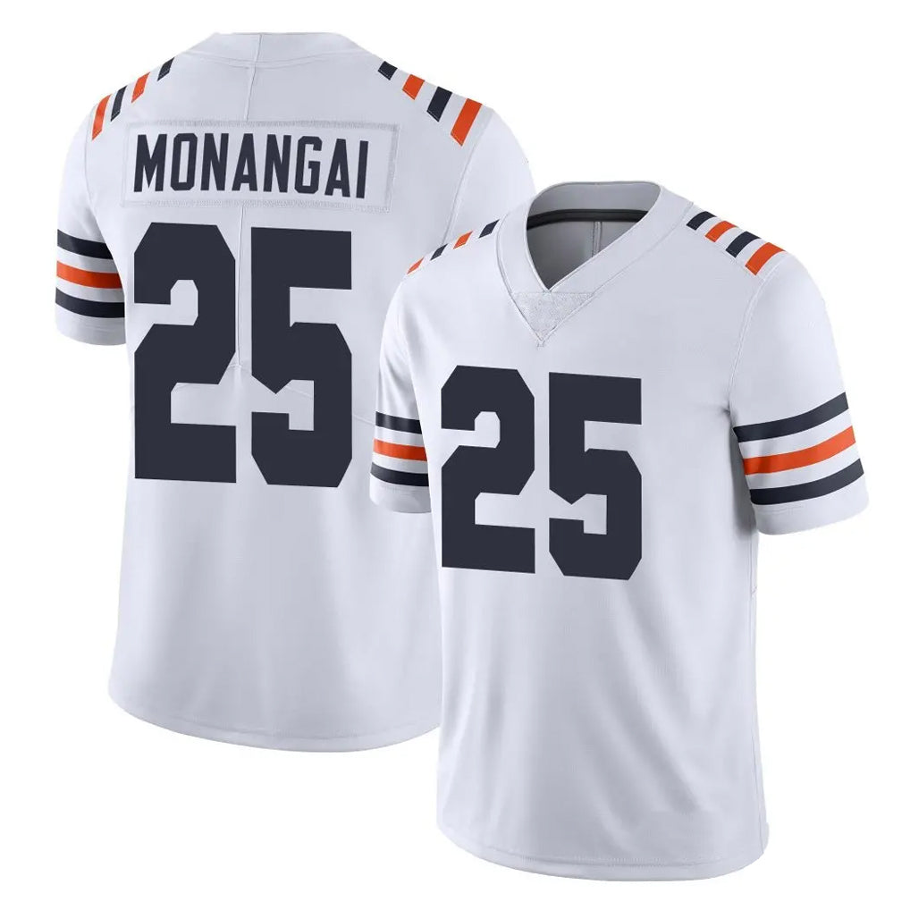 Parkc C.Bears #25 Kyle Monangai Player White Classic Vapor Limited Home Game Stitched Jerseys