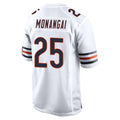 Parkc C.Bears #25 Kyle Monangai Player White Home Game Stitched Jerseys