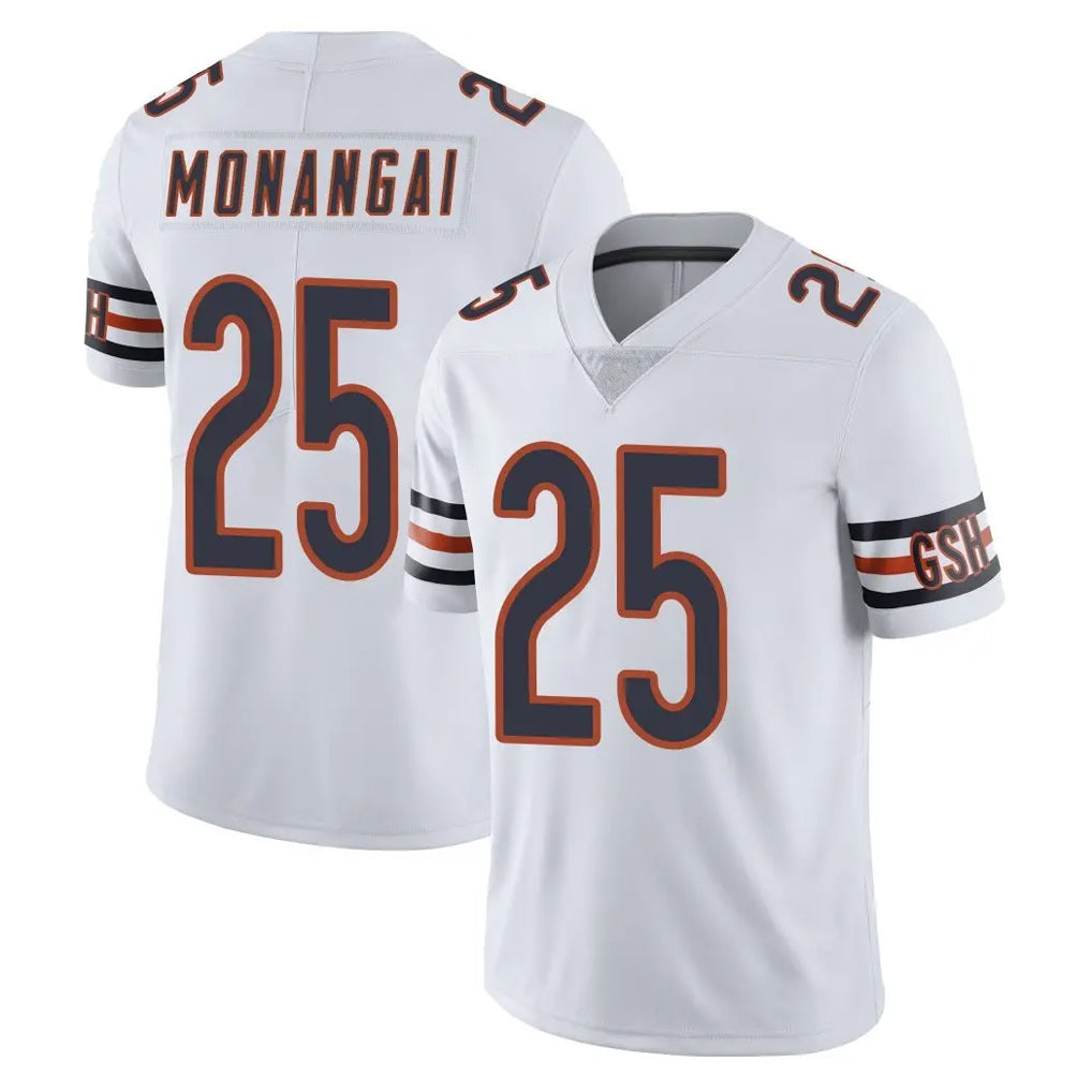 Parkc C.Bears #25 Kyle Monangai Player White Vapor Untouchable Limited Home Game Stitched Jerseys