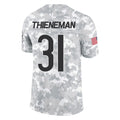 Parkc C.Bears #31 Dillon Thieneman Player Arctic Camo Salute to Service Limited Stitched Jerseys