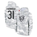 Parkc C.Bears #31 Dillon Thieneman Player Arctic Camo Salute to Service Pullover Hoodies Limited Stitched Jerseys