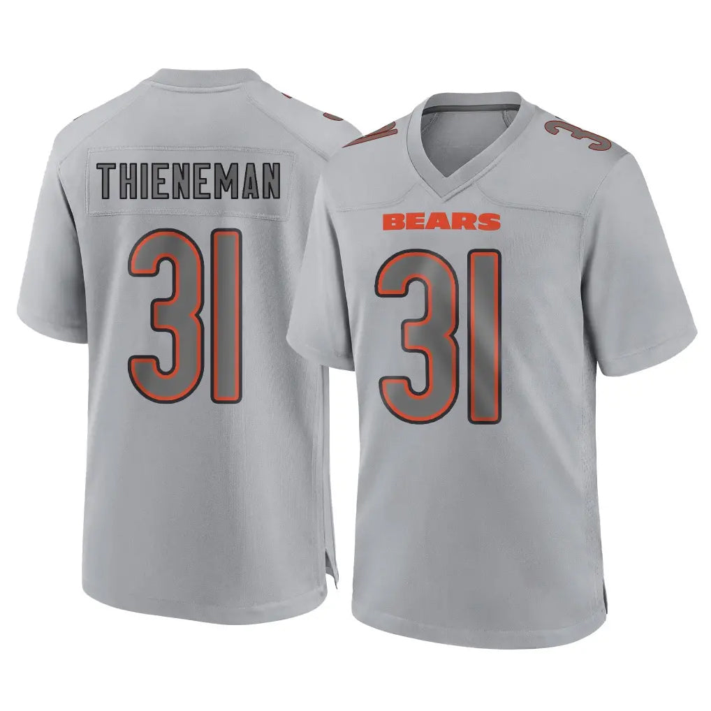 Parkc C.Bears #31 Dillon Thieneman Player Gray Atmosphere Fashion Game Stitched Jerseys