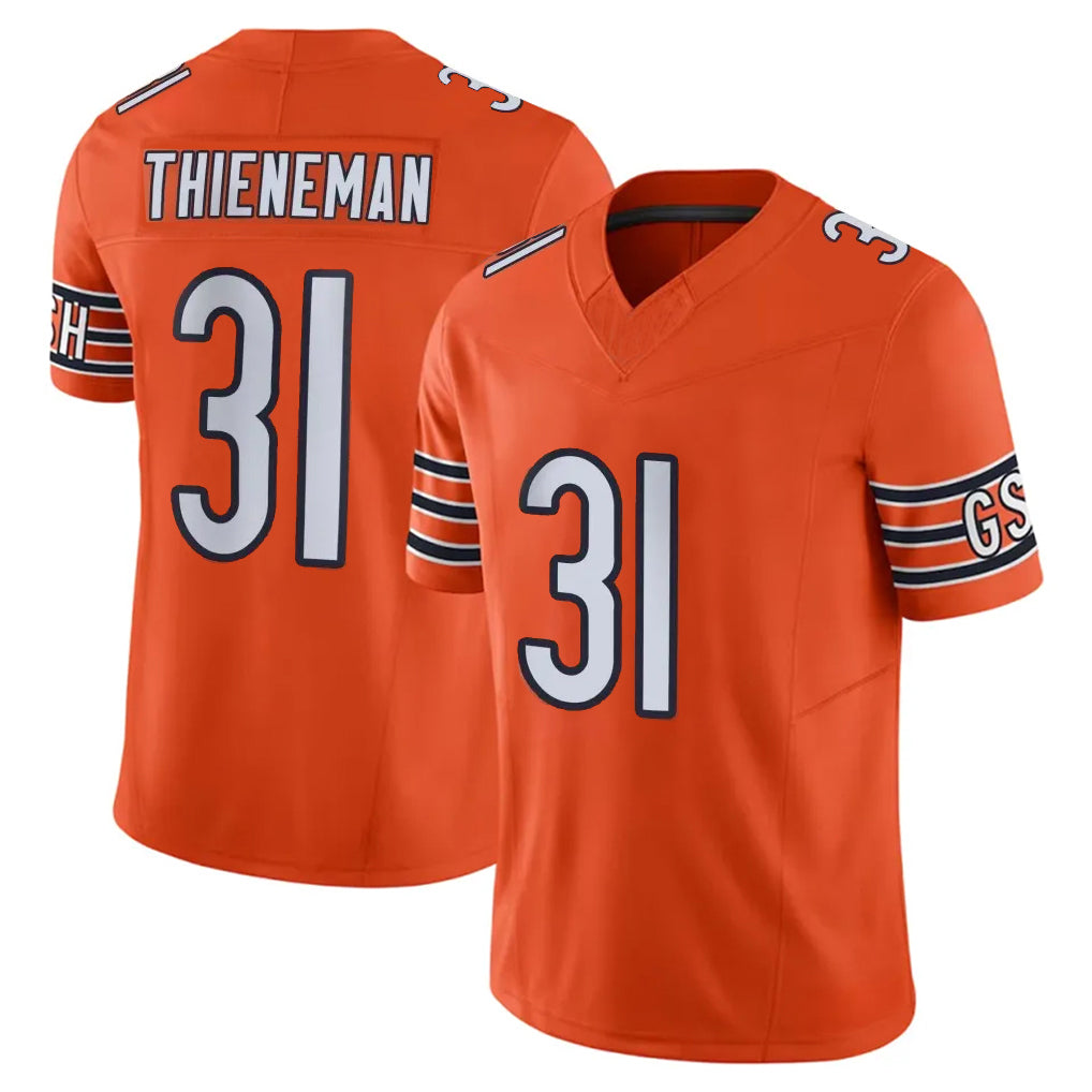 Parkc C.Bears #31 Dillon Thieneman Player Orange Vapor F.U.S.E. Limited Home Game Stitched Jerseys