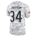 Parkc C.Bears #34 Walter Payton Player Arctic Camo Salute to Service Limited Stitched Jerseys