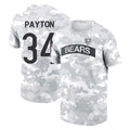Parkc C.Bears #34 Walter Payton Player Arctic Camo Salute to Service Performance T-Shirt Limited Stitched Jerseys