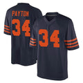 Parkc C.Bears #34 Walter Payton Player Navy Blue Alternate Game Stitched Jerseys