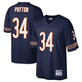 Parkc C.Bears #34 Walter Payton Player Navy Mitchell & Ness Legacy Replica Stitched Jerseys