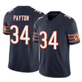 Parkc C.Bears #34 Walter Payton Player Navy Vapor F.U.S.E. Limited Home Game Stitched Jerseys