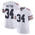 Parkc C.Bears #34 Walter Payton Player White Classic Vapor Limited Home Game Stitched Jerseys