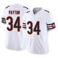 Parkc C.Bears #34 Walter Payton Player White Vapor F.U.S.E. Limited Home Game Stitched Jerseys