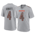 Parkc C.Bears #4 D'Andre Swift Player Gray Atmosphere Fashion Game Stitched Jerseys