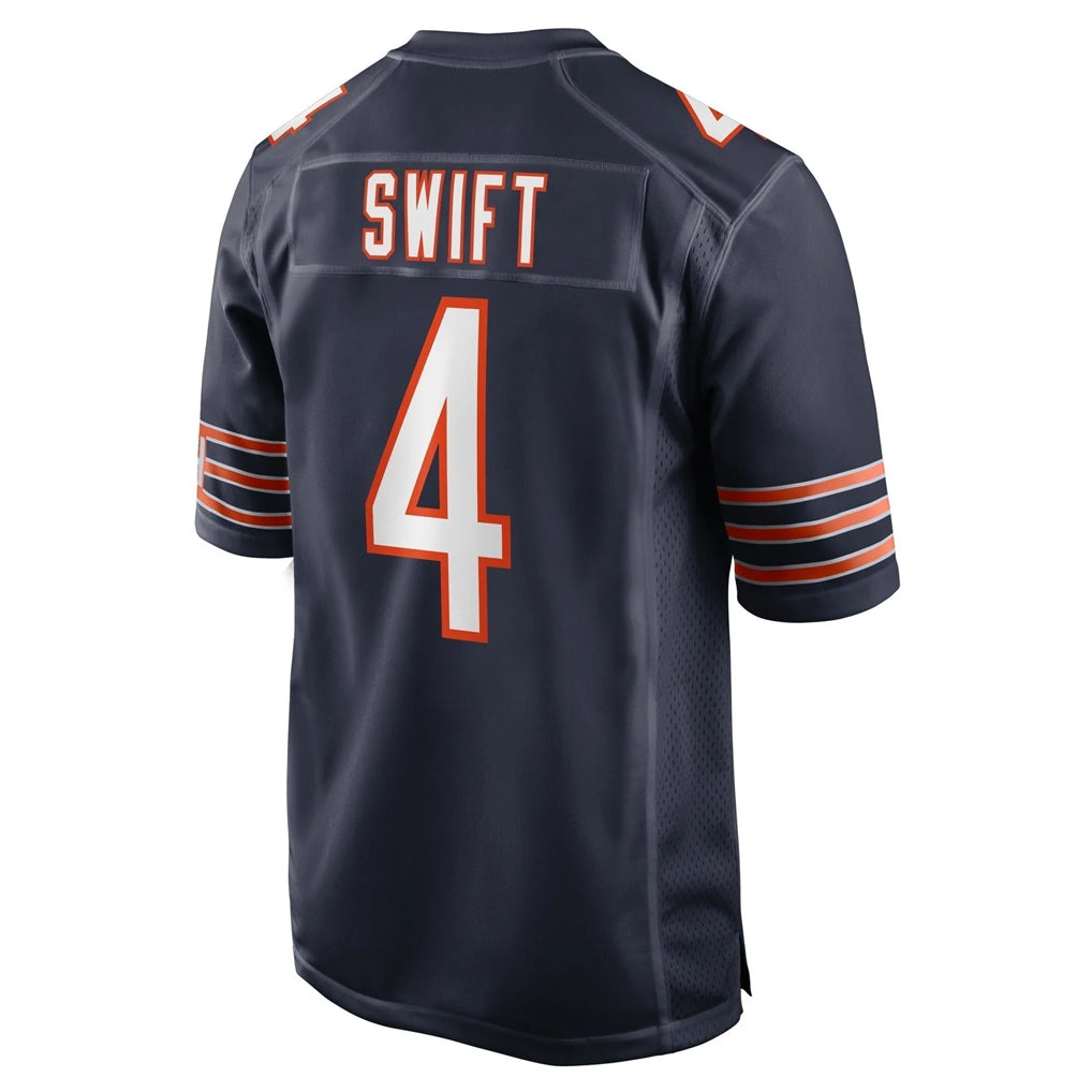 Parkc C.Bears #4 D'Andre Swift Player Navy Home Game Stitched Jerseys