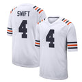 Parkc C.Bears #4 D'Andre Swift Player White Classic Home Game Stitched Jerseys