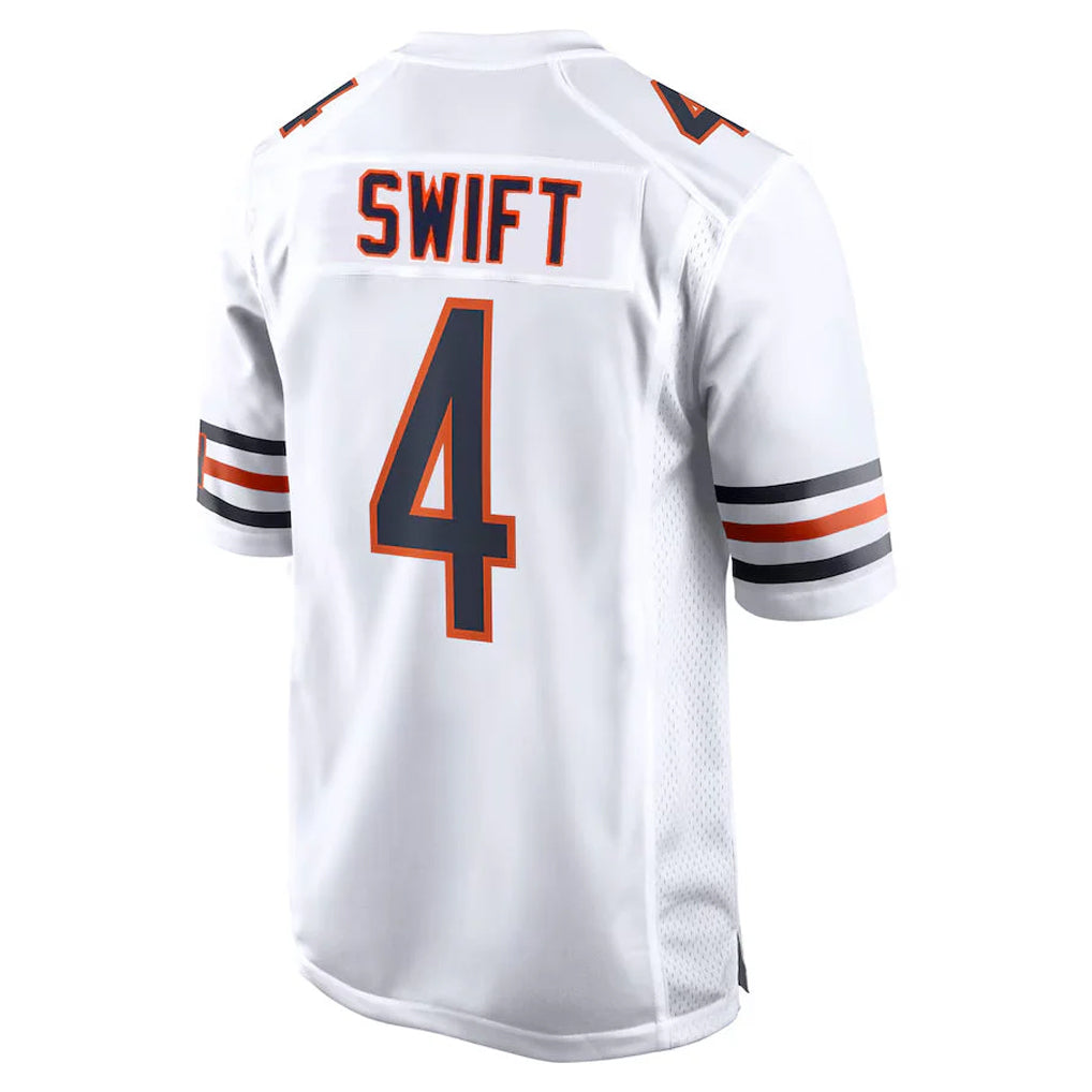 Parkc C.Bears #4 D'Andre Swift Player White Home Game Stitched Jerseys