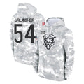 Parkc C.Bears #54 Brian Urlacher Player Arctic Camo Salute to Service Pullover Hoodies Limited Stitched Jerseys