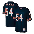 Parkc C.Bears #54 Brian Urlacher Player Navy Mitchell & Ness Legacy Replica Stitched Jerseys