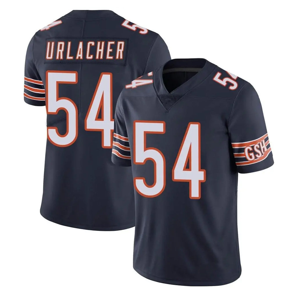 Parkc C.Bears #54 Brian Urlacher Player Navy Vapor Untouchable Limited Home Game Stitched Jerseys