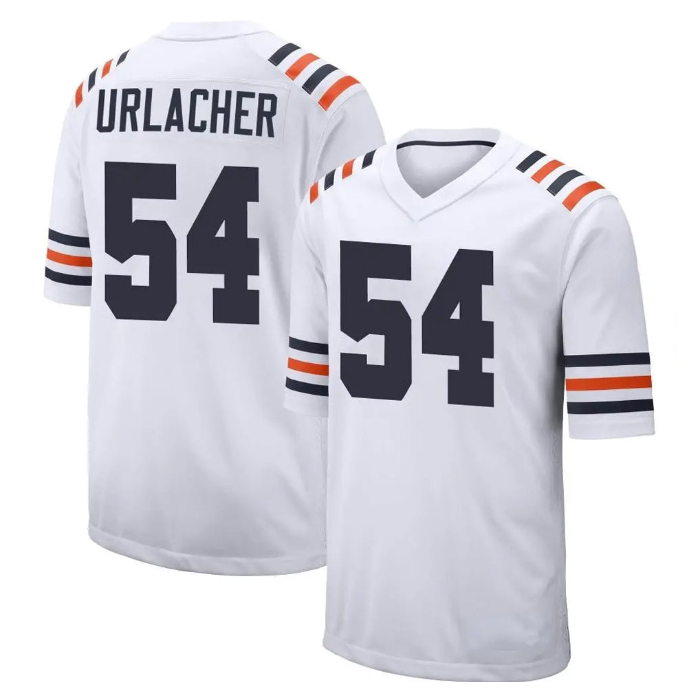 Parkc C.Bears #54 Brian Urlacher Player White Classic Home Game Stitched Jerseys