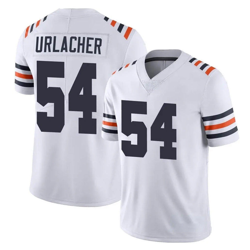 Parkc C.Bears #54 Brian Urlacher Player White Classic Vapor Limited Home Game Stitched Jerseys
