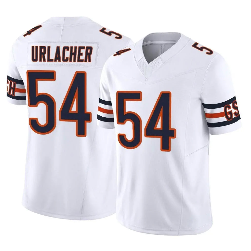 Parkc C.Bears #54 Brian Urlacher Player White Vapor F.U.S.E. Limited Home Game Stitched Jerseys