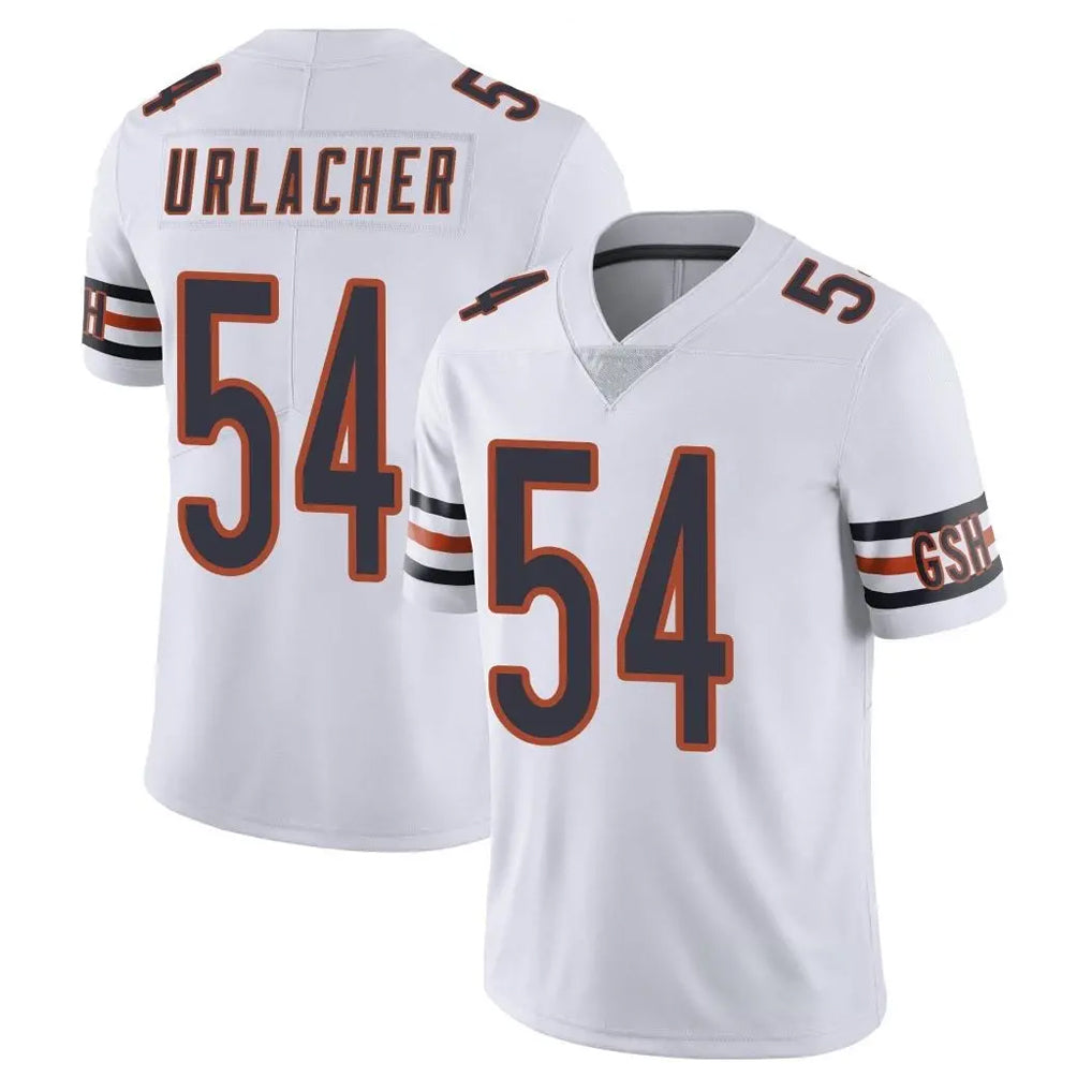 Parkc C.Bears #54 Brian Urlacher Player White Vapor Untouchable Limited Home Game Stitched Jerseys