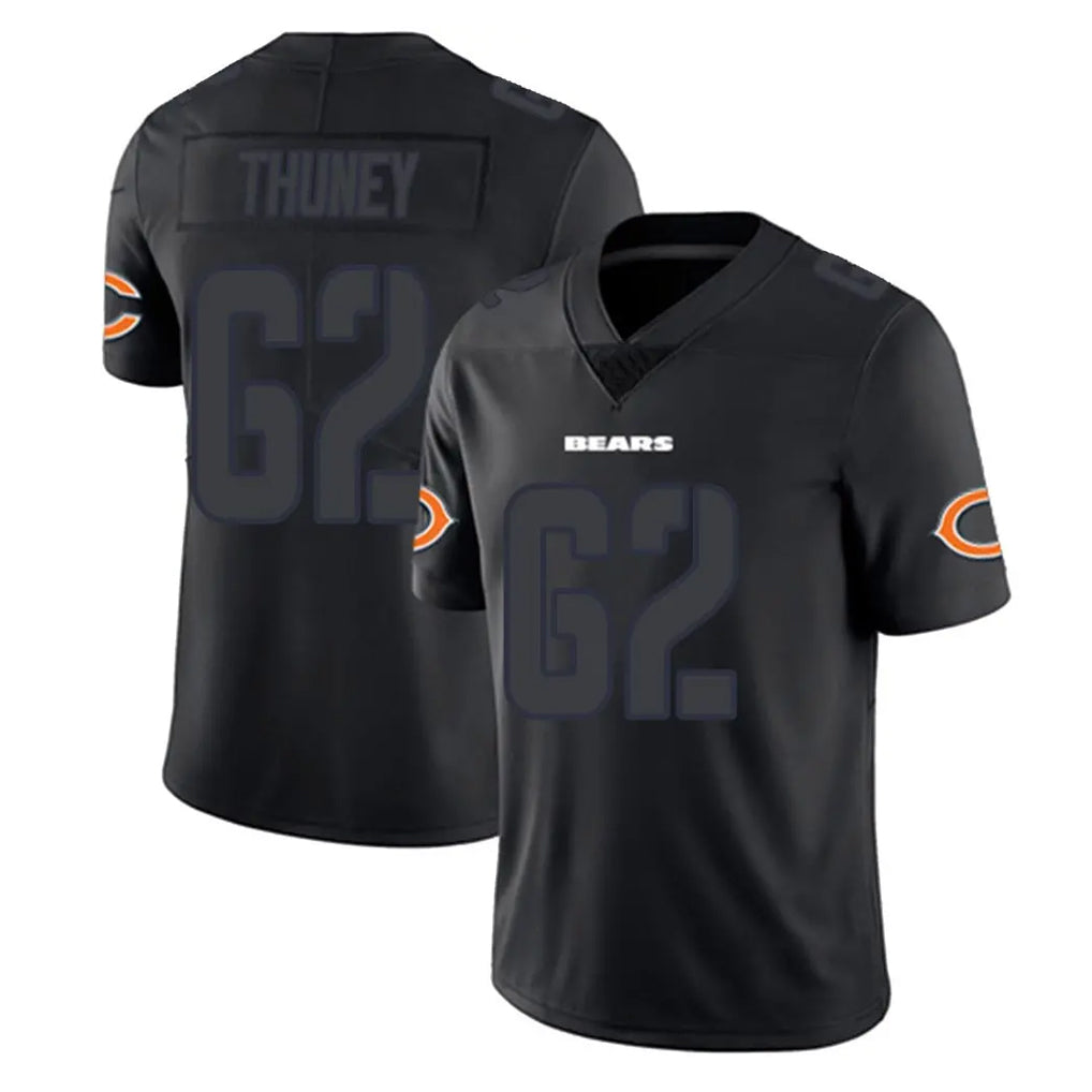 Parkc C.Bears #62 Joe Thuney Player Black Impact Limited Game Stitched Jerseys